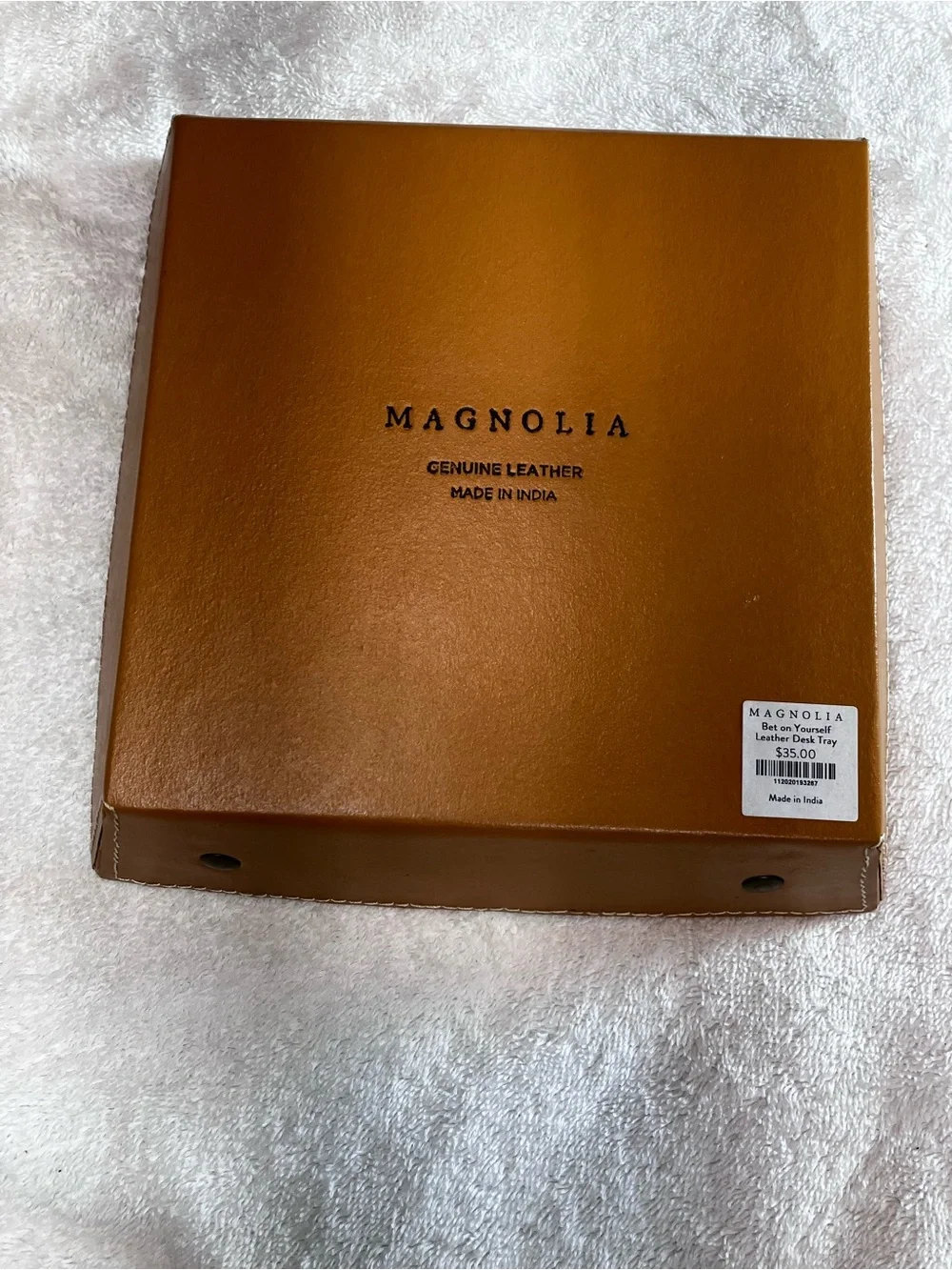 Magnolia Leather Caddy for EDC in Tan Brown Great Condition New